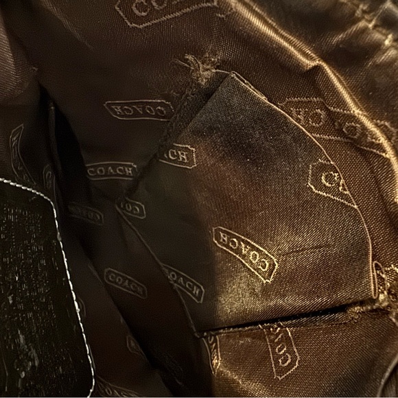 COACH Signature Crossbody bag Brown Small - Picture 9 of 13